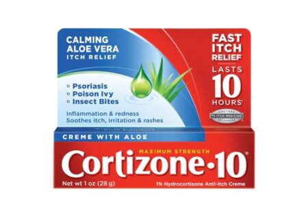 Cortizone 10 Maximum Strength Anti-Itch Creme with Aloe -- 1 oz