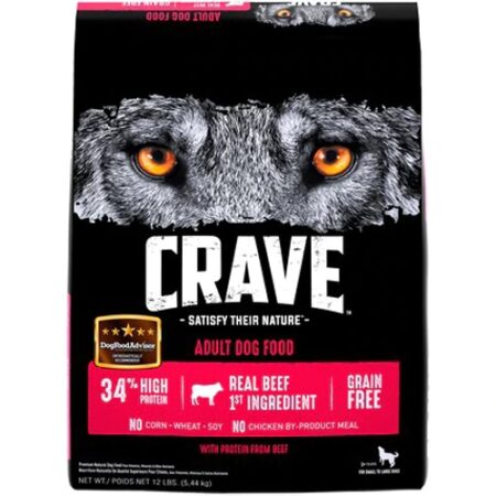 Crave Satisfy Their Nature™ Adult Dog Food Beef -- 12 lb