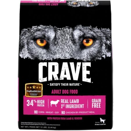 Crave Satisfy Their Nature™ Adult Dog Food Lamb & Venison -- 12 lb