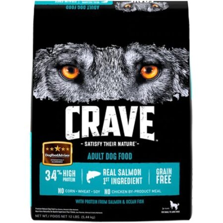 Crave Satisfy Their Nature™ Adult Dog Food Salmon & Ocean Fish -- 12 lb