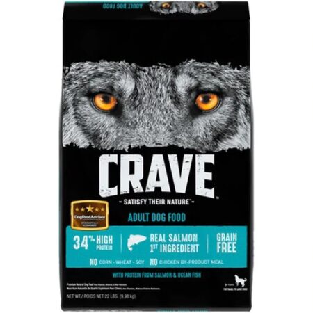 Crave Satisfy Their Nature™ Adult Dog Food Salmon & Ocean Fish -- 22 lb