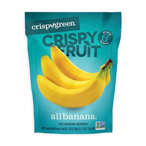 Crispy Green Banana Liofilizada 100% Natural - Pack Econômico 6 Unidades