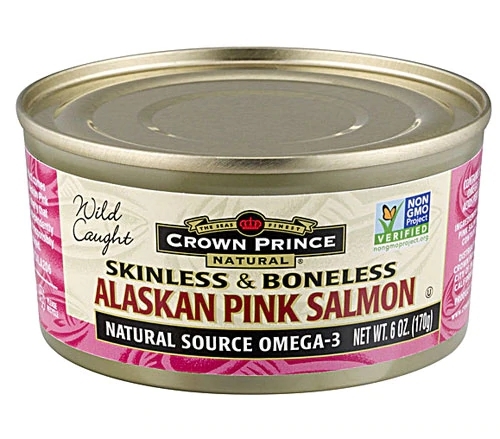 Salmão Rosa do Pacífico Crown Prince Natural Descascado e Sem Espinhas - 170g