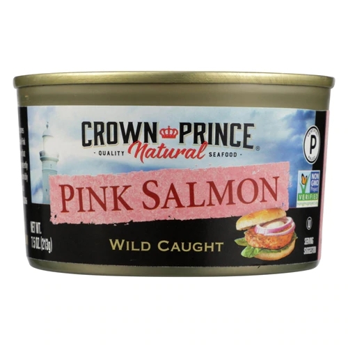 Salmão Rosa Crown Prince em Conserva - 213g | Rico em Proteínas e Ômega-3