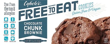 Cybeles Free to Eat™ Cookies Gluten Free Vegan Chocolate Chunk Brownie -- 5.4 oz