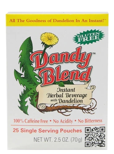 Dandy Blend Bebida Herbal Instantânea com Dente-de-Leão - 25 Sachês (1.1g cada)