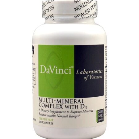 DaVinci Laboratories Multi-Mineral Complex com D3 – 120 Cápsulas: Sua Dose Essencial de Vitalidade — foto 1