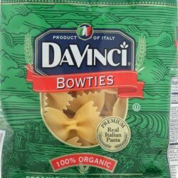 DaVinci Organic Bowties - Macarrão Integral Orgânico 454g