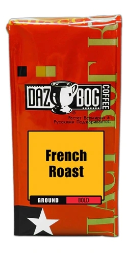 Café Dazbog French Roast Torra Intensa Moído - 340g | Intensidade e Sabor Profundo