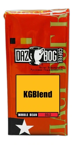 Café Dazbog KGBlend Bold Grãos Torrados - 340g | Intensidade e Sabor Premium