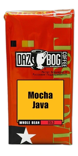 Dazbog Coffee Bold Mocha Java Grãos Inteiros - 340g: Intensidade e Sabor Premium