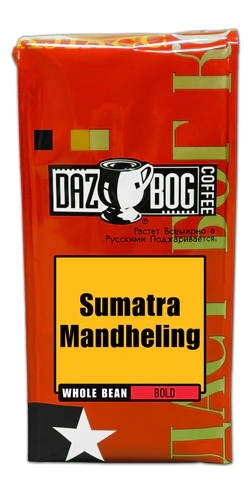 Café Dazbog Sumatra Mandheling Bold em Grãos Inteiros - 340g