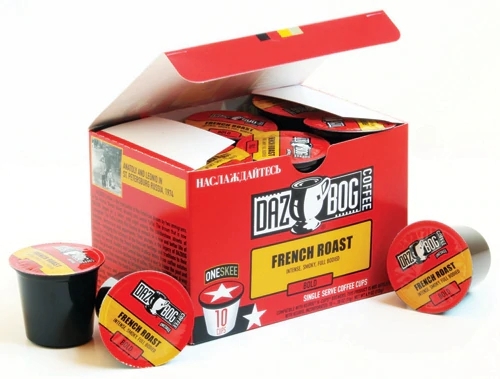 Café Dazbog French Roast Bold 10 Cápsulas K-Cups - Intensidade Pura no Brasil