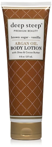Loção Corporal Óleo de Argan Deep Steep Açúcar Mascavo e Baunilha - 236ml: Hidratação Profunda e Bem-Estar