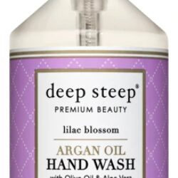 Sabonete Líquido Mãos Deep Steep Argan Oil 521ml com Oliva e Aloe Vera Flor de Lilás