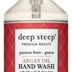 Sabonete Líquido Deep Steep Óleo de Argan com Oliva e Aloe Vera Frutas Tropicais (520ml) - Limpeza Suave e Hidratação Profunda