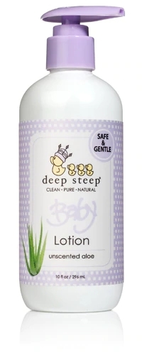 Loção para Bebê Deep Steep Aloe Sem Perfume 295ml - Pele Suave e Hidratada