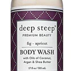 Sabonete Líquido Corporal Deep Steep Figo e Damasco 503ml - Hidratação Profunda e Bem-Estar