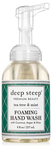 Sabonete Líquido Espumante Deep Steep Tea Tree & Mint 236ml - Higiene e Bem-Estar