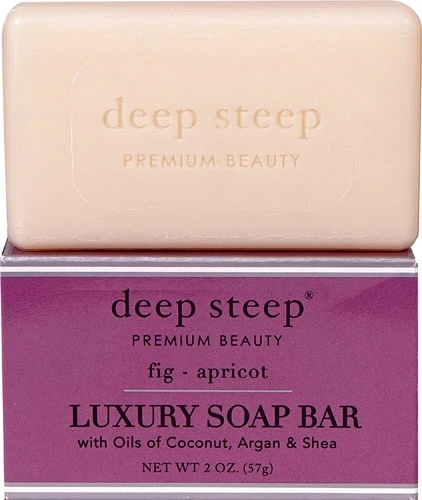 Sabonete Artesanal Deep Steep Figo e Damasco - Luxo e Nutrição para sua Pele (57g)