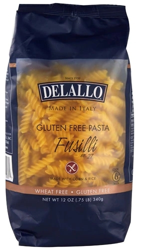 Macarrão Fusilli Sem Glúten Delallo de Milho e Arroz - 340g | Sabor Autêntico