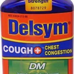 Delsym DM Adult Cough + Congestão Torácica Cereja Líquido 177ml - Alívio Potente