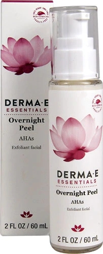 Derma E Essentials Overnight Peel AHAs 59ml: Renovação Profunda para Pele Radiante