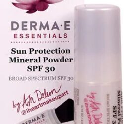 Derma E Essentials Pó Mineral Protetor Solar FPS 30 - 4g: Toque Seco e Proteção UVA/UVB