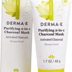 Máscara Purificante 2 em 1 Derma E Carvão Ativado - 48g: Pele Radiante e Livre de Impurezas