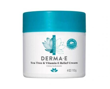 Derma E Tea Tree and Vitamin E Relief Cream -- 4 oz