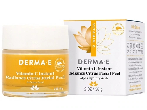 Derma E Vitamina C Peel Facial Radiante Instantâneo 56g: Revitalize Sua Pele