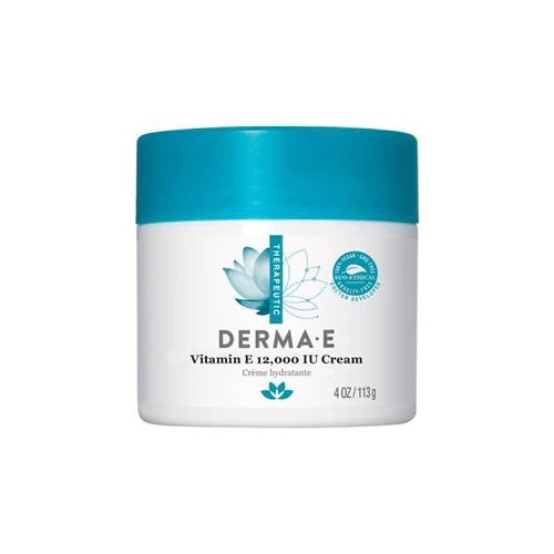 Creme de Vitamina E Derma E 12.000 UI - 113g: Hidratação Profunda e Regeneração da Pele