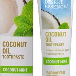 Pasta de Dente com Óleo de Coco Desert Essence 177g - Higiene Bucal Natural