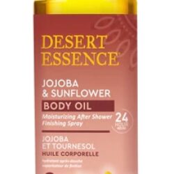Óleo Corporal Desert Essence Jojoba & Girassol - 245ml: Nutrição Profunda e Pele Radiante