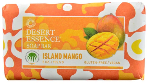 Desert Essence Soap Bar Island Mango -- 5 oz