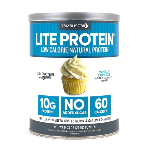 Designer Protein LITE® Baunilha Cupcake - Proteína Isolada e Hidrolisada - 256g