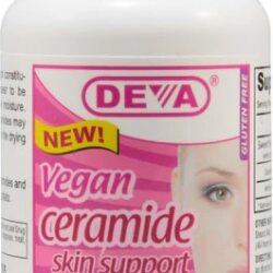 Deva Vegan Ceramide Skin Support - 60 Comprimidos: Nutrição Essencial para Pele Radiante
