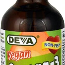 Deva Vegan Ômega-3 DHA de Algas Sabor Limão - 59ml | Saúde Cerebral e Ocular