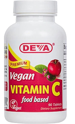 Deva Vegan Vitamina C 90 Tablets - Potência Natural para Sua Imunidade