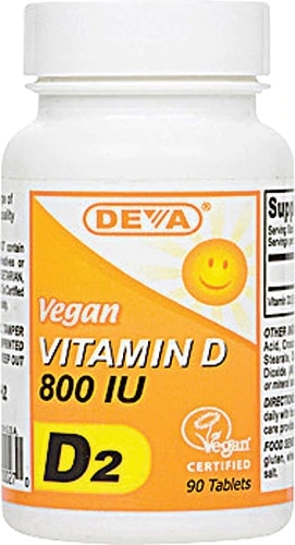 Deva Vegan Vitamina D 800 UI - 90 Tabletes: Essencial para Sua Saúde Óssea e Imunidade