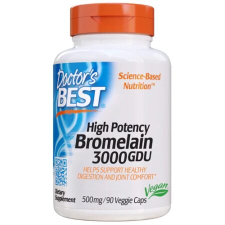 Doctor's Best 3000 GDU Bromelain -- 500 mg - 90 Vegetarian Capsules