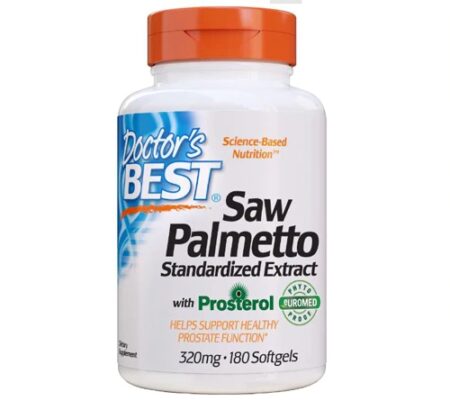 Doctor's Best Best Saw Palmetto Standardized Extract -- 320 mg - 180 Softgels