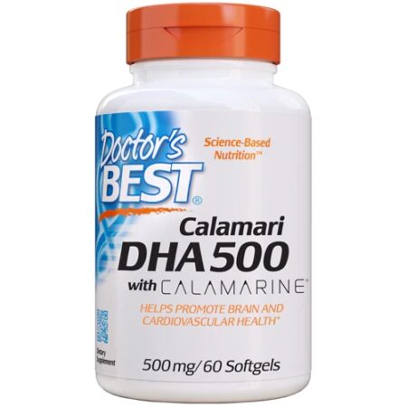 Doctor's Best DHA 500 Calamari with Calaarine® -- 500 mg - 60 Softgels