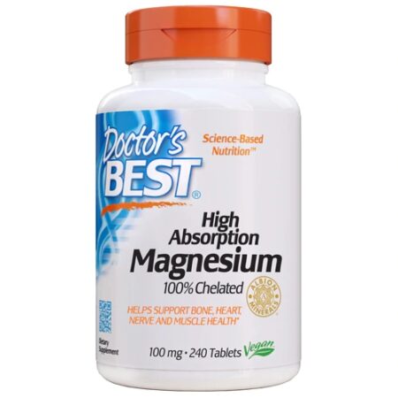 Doctor's Best High Absorption Magnesium -- 100 mg - 240 Tablets