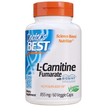 Doctor's Best L-Carnitine Fumarate -- 855 mg - 60 Veggie Caps