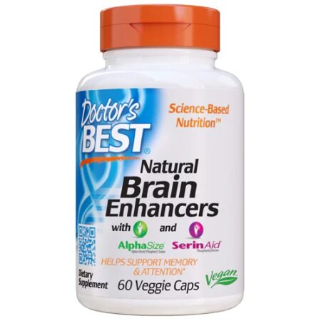 Doctor's Best Natural Brain Enhancers -- 60 Veggie Caps