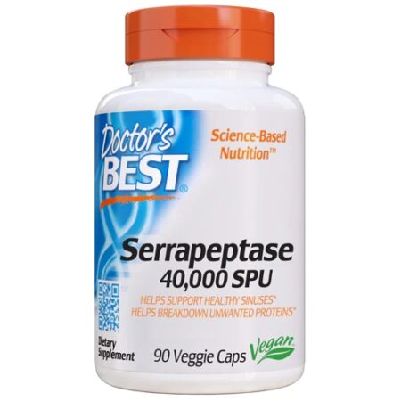 Doctor's Best Serrapeptase -- 40000 SPU - 90 Veggie Caps