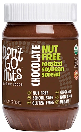 Don't Go Nuts Pasta de Grão de Bico Torrado Orgânico com Chocolate - 454g (Livre de Nozes)