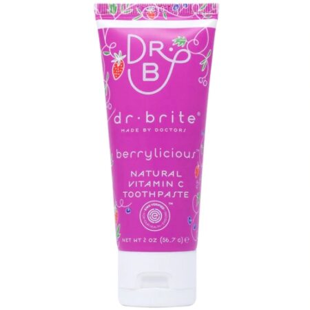 Dr. Brite Kid's Natural Vitamin C Toothpaste Travel Size Berrylicious -- 2 oz