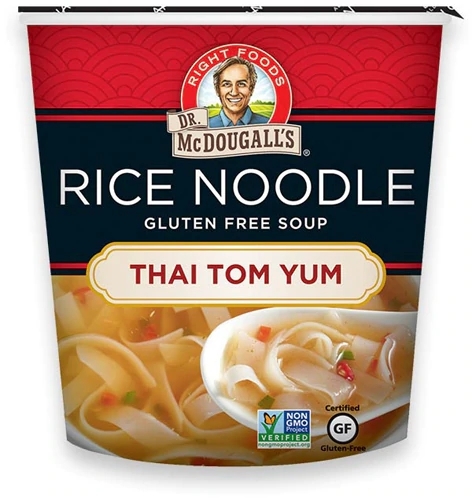 Sopa de Macarrão de Arroz Dr. McDougall's Thai Tom Yum Sem Glúten - 34g